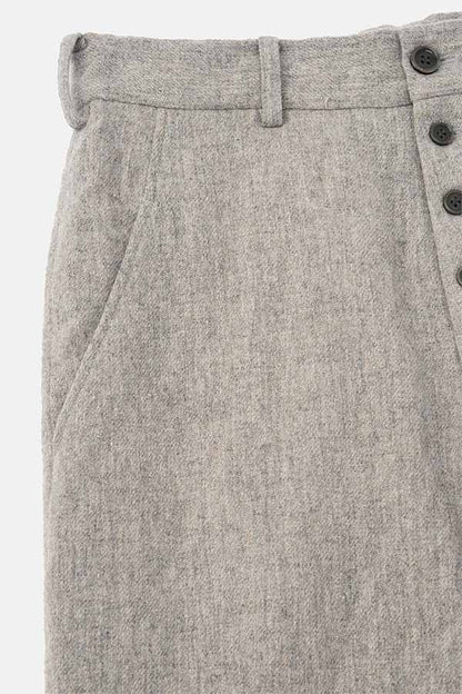Button fly pants ①