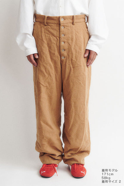 Button fly pants ①
