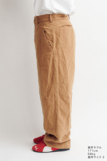 Button fly pants ①