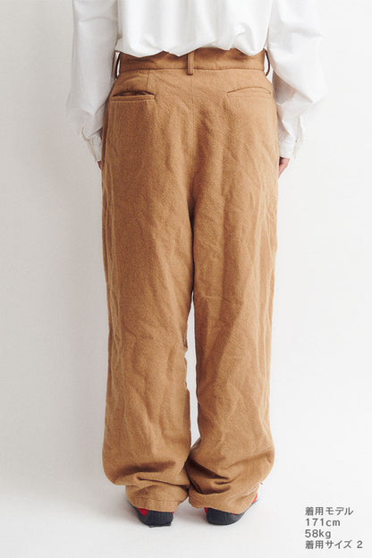 Button fly pants ①