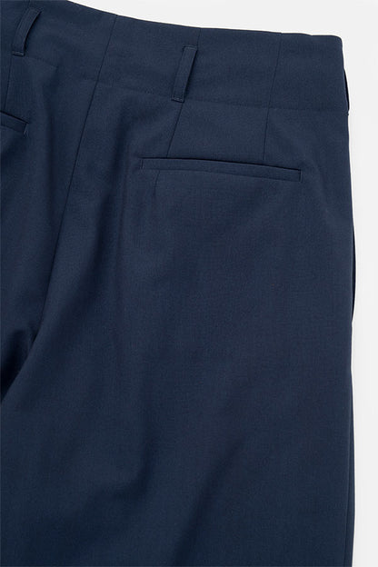 Wide tuck pants