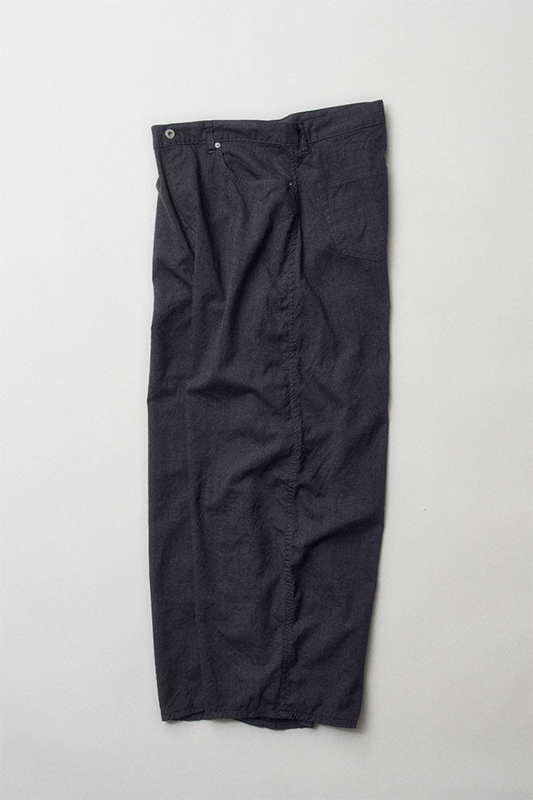 Puckering wide pants