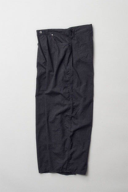 Puckering wide pants