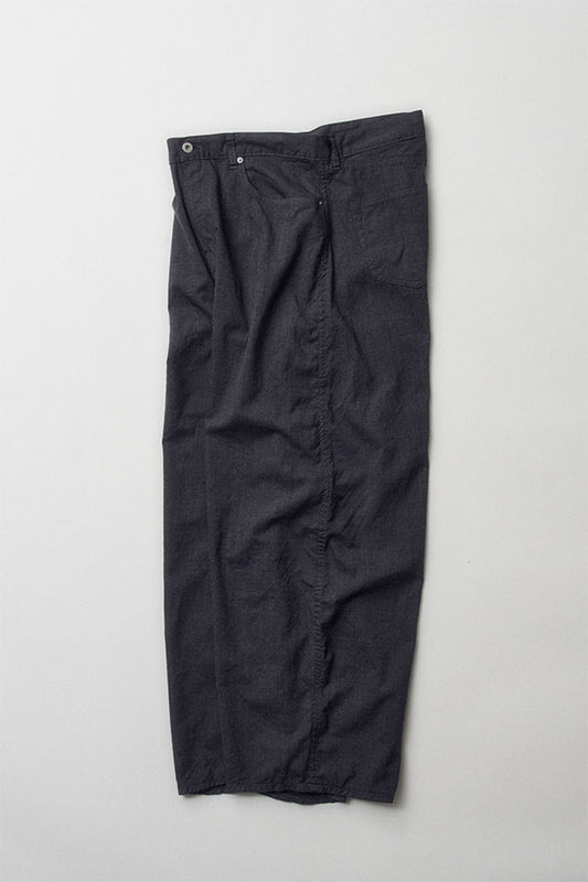 Puckering wide pants