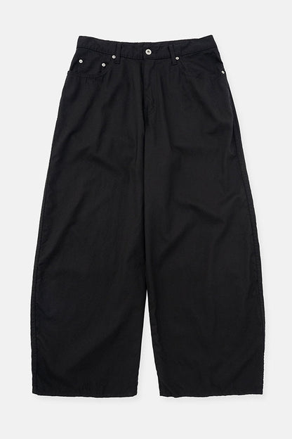 Puckering wide pants