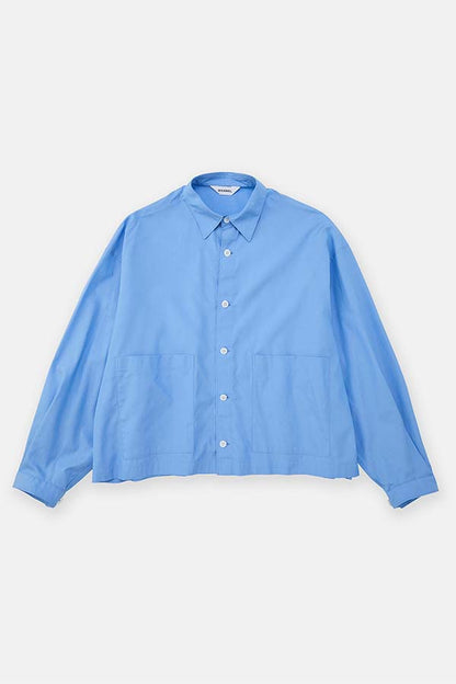 Crop top shirt ① (broadcloth)