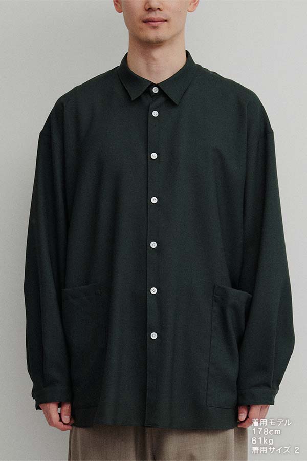 Side pocket L/S shirt