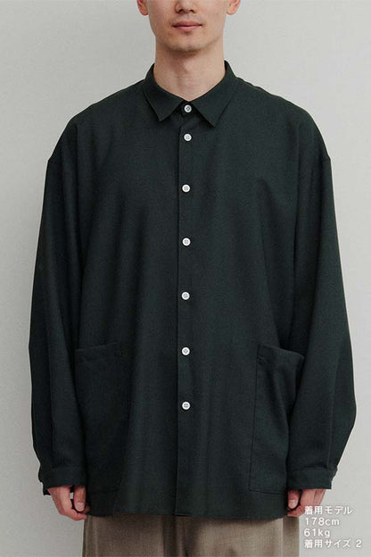 Side pocket L/S shirt