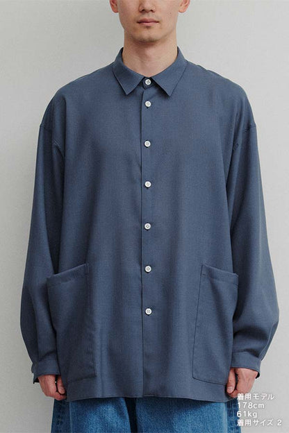 Side pocket L/S shirt