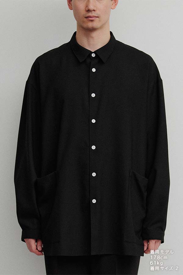 Side pocket L/S shirt