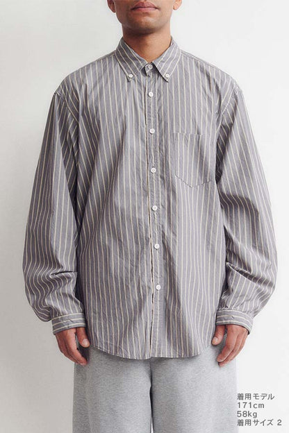 Buttondown shirt ①(stripe)