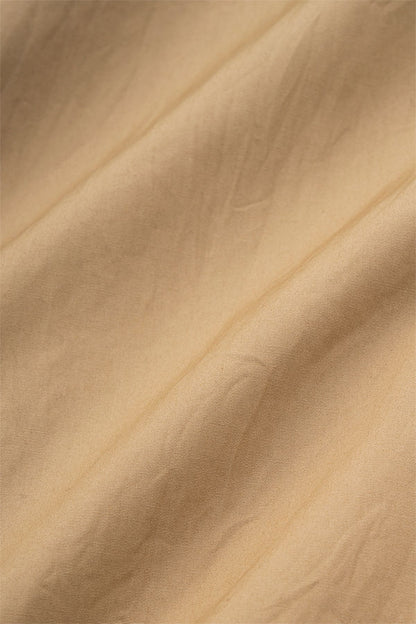 Leather combi shirt