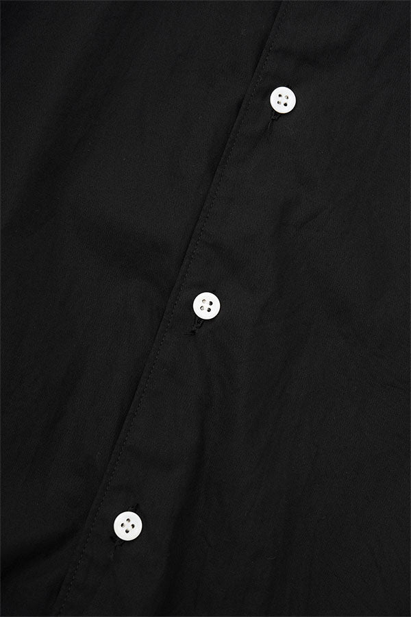 Leather combi shirt