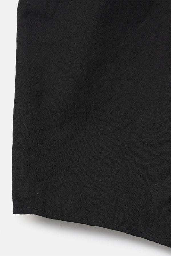Leather combi shirt
