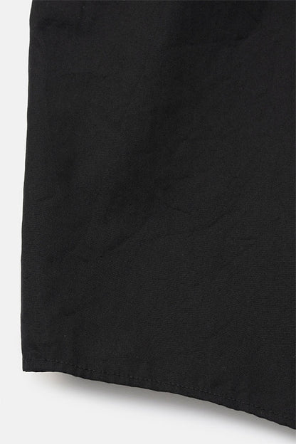 Leather combi shirt
