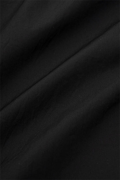 Leather combi shirt