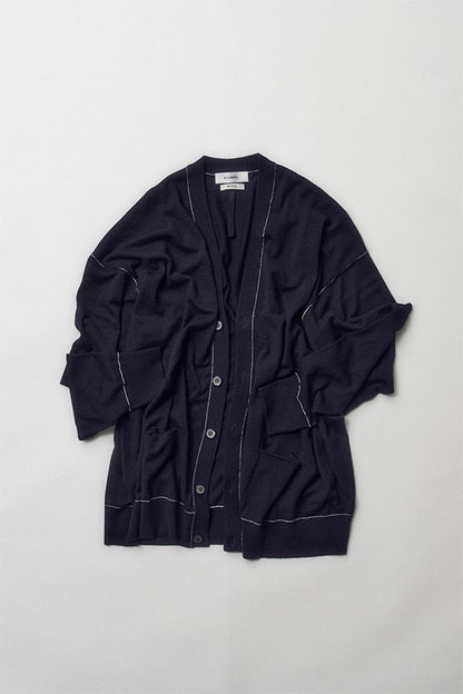 Cashmere knit stitch cardigan(BODHI×DIGAWEL)