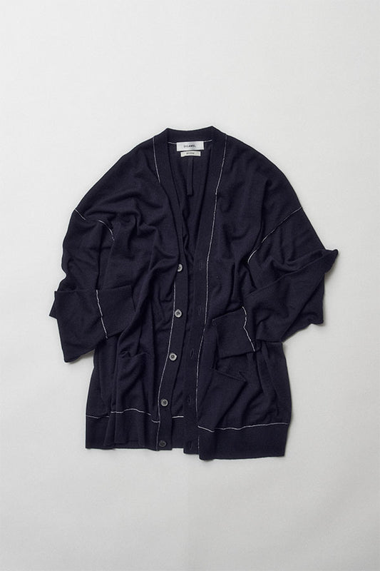 Cashmere knit stitch cardigan(BODHI×DIGAWEL)