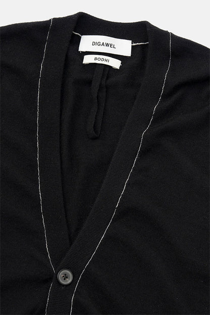 Cashmere knit stitch cardigan(BODHI×DIGAWEL)