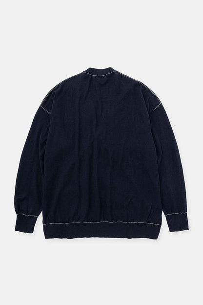 Cashmere knit stitch cardigan(BODHI×DIGAWEL)