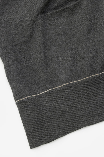 Cashmere knit stitch cardigan  MIN-NANO別注