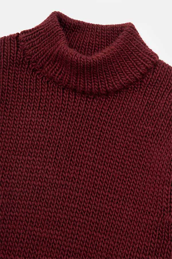 Cocoon turtleneck sweater