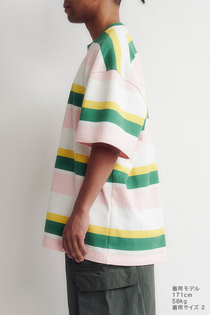 Multi border oversized T-shirt