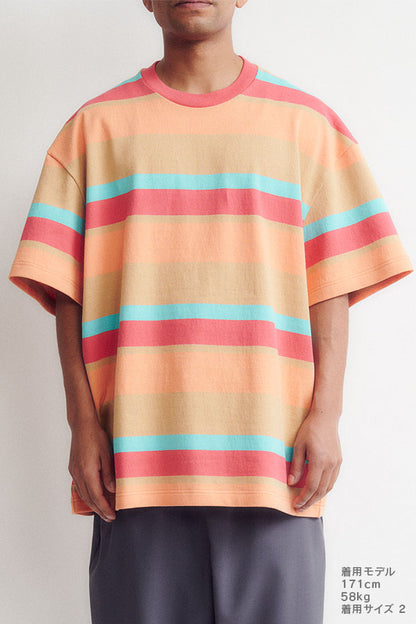 Multi border oversized T-shirt