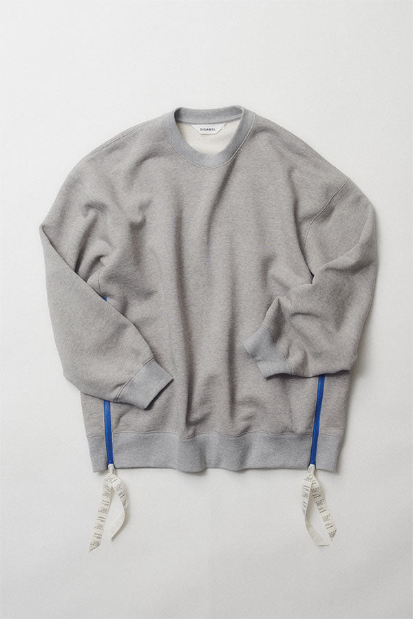 Side zip sweatshirt