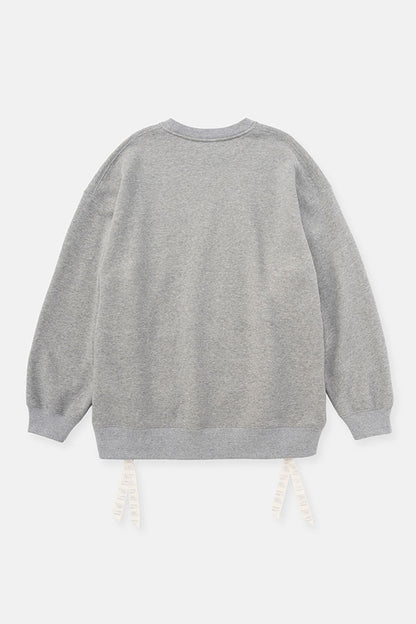 Side zip sweatshirt