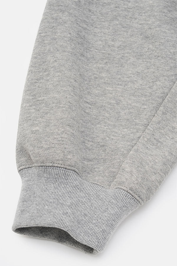 Side zip sweatshirt