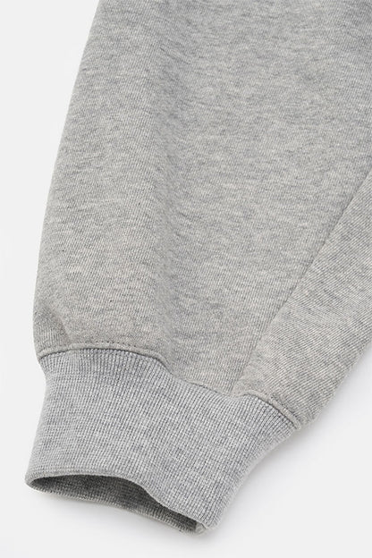 Side zip sweatshirt