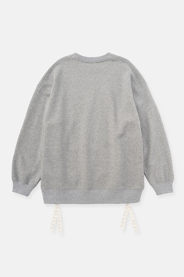 Side zip sweatshirt