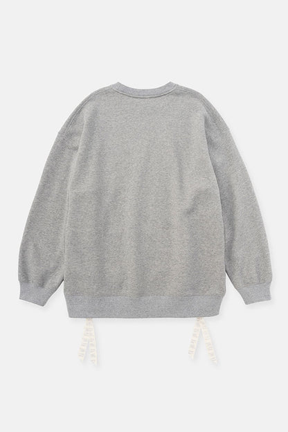 Side zip sweatshirt