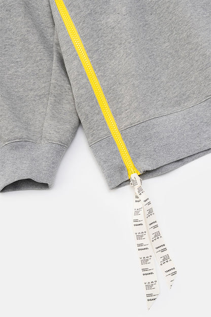 Side zip sweatshirt