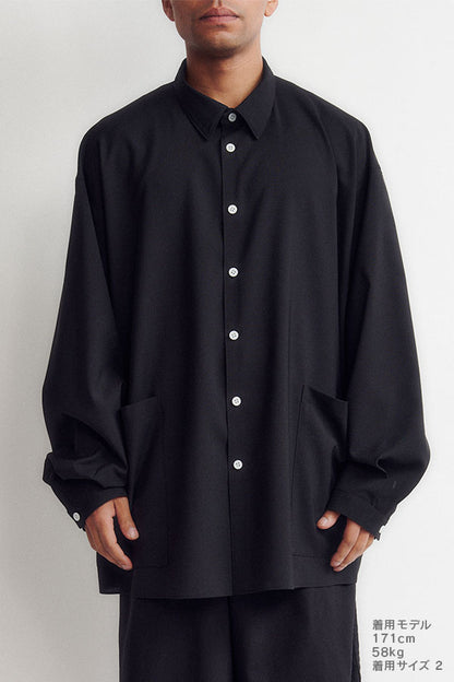 Side pocket L/S shirt
