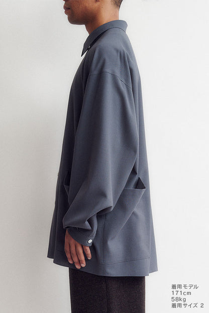 Side pocket L/S shirt