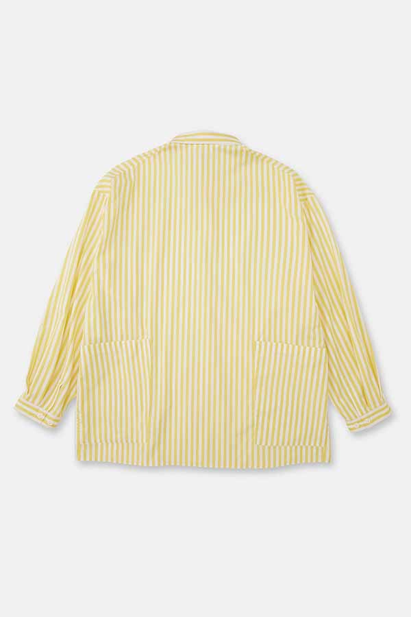 Side pocket L/S shirt① stripe