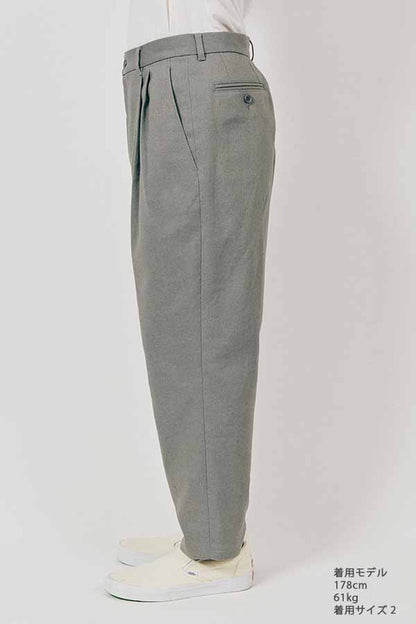 2 Tuck Tapered Pants