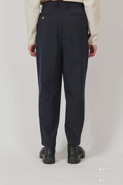 2 Tuck Tapered Pants②combat wool