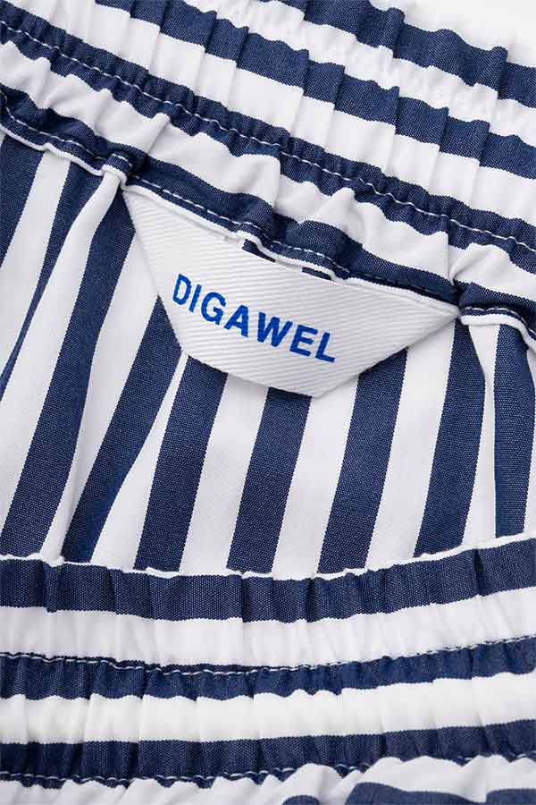 【MIN-NANO】Stripe Baggy Shorts