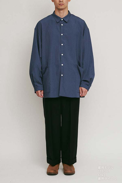 Side pocket L/S shirt②