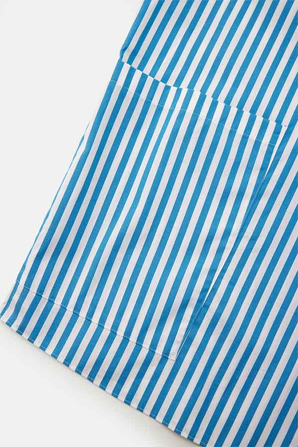 Side pocket S/S shirt① stripe