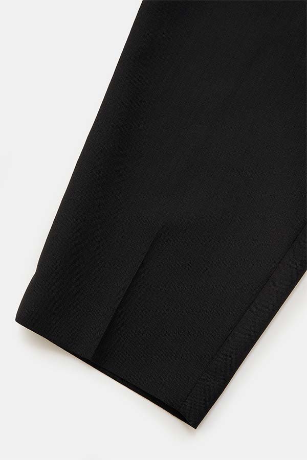 2 Tuck Tapered Pants①merino wool