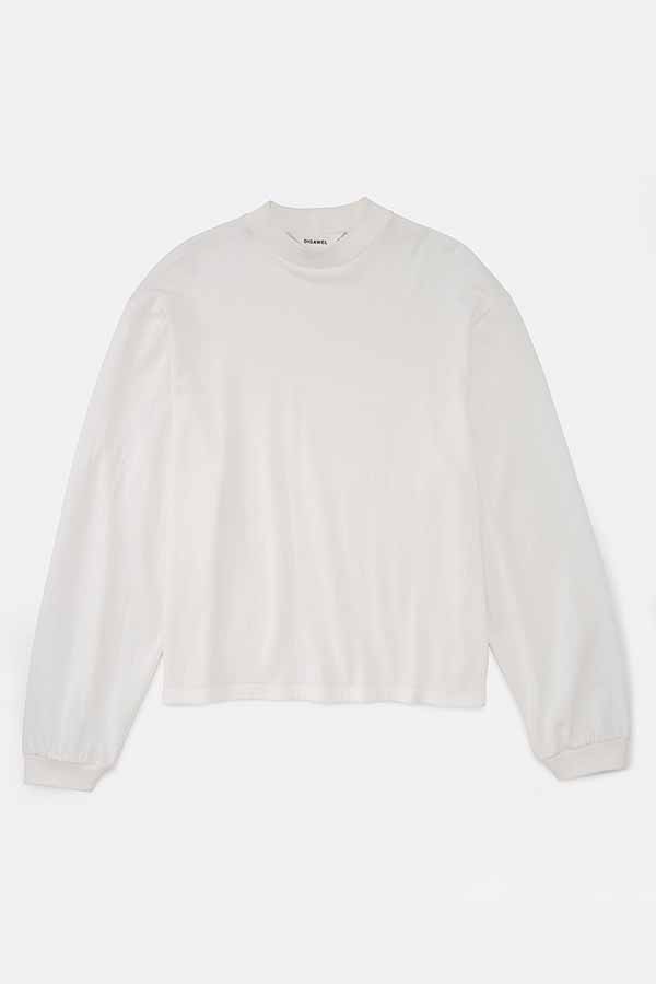 Mock neck L/S T-shirt