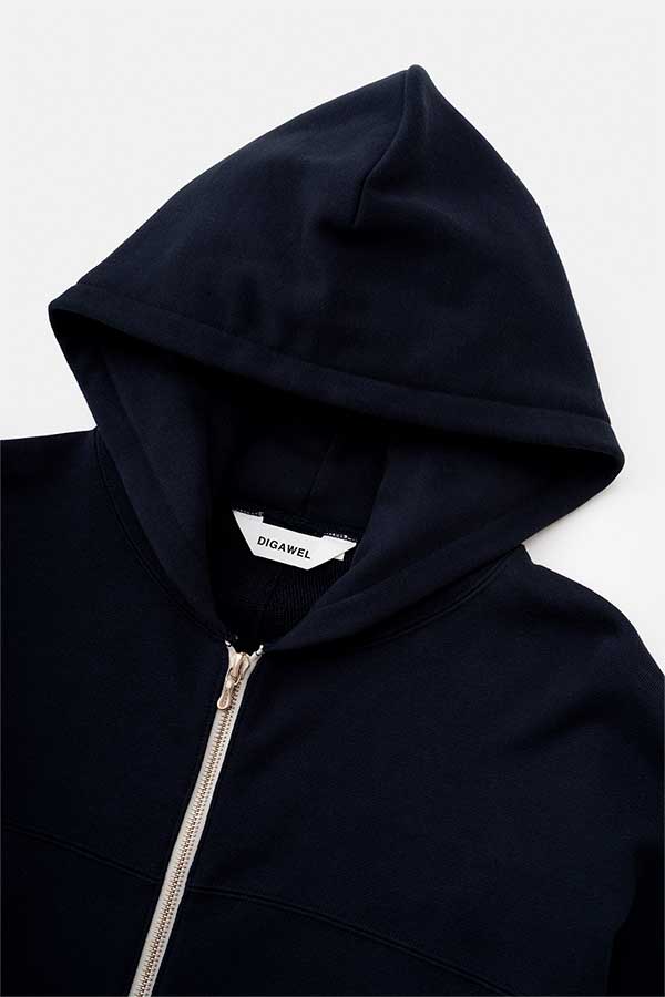 Dolman Sleeve zip Hoodie