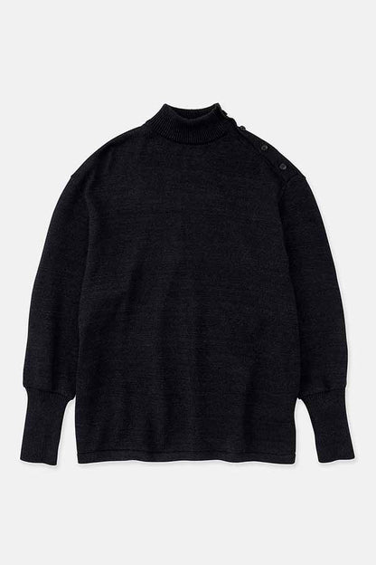 BK-Indigo Turtleneck Sweater