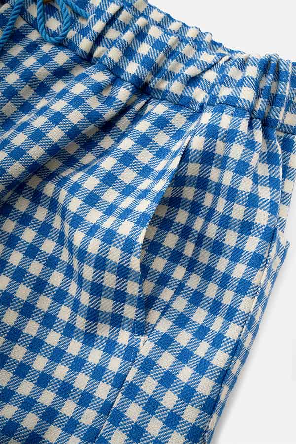 Gingham Easy Pants