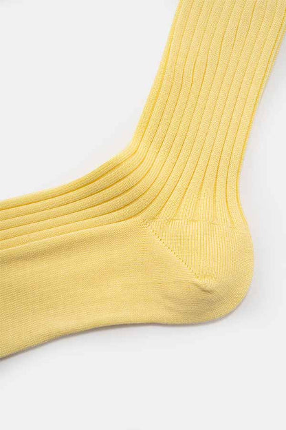 Rib semi-long socks/MENS(Kleuren ×DIGAWEL)