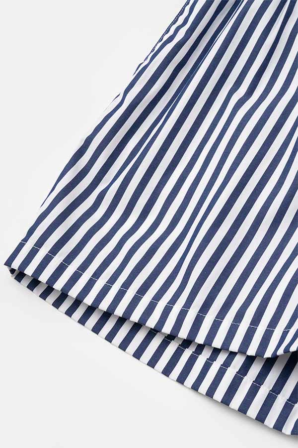 【MIN-NANO】Stripe Baggy Shorts